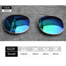 Load image into Gallery viewer, Johnny Depp Clip On Sunglasses Polarized Lens Men Women Brand Vintage  Lemtosh Sun Glasses Lens Driving Shades
