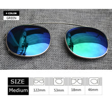 Load image into Gallery viewer, Johnny Depp Clip On Sunglasses Polarized Lens Men Women Brand Vintage  Lemtosh Sun Glasses Lens Driving Shades