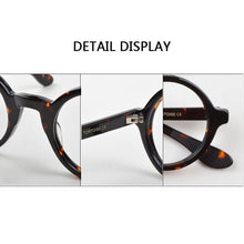 Load image into Gallery viewer, Johnny Depp Eyeglasses Men Round Transparent Optical Glasses Frame Women Acetate Glasses Frame Vintage Style Computer Goggles