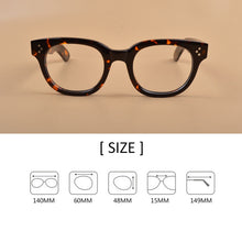 Load image into Gallery viewer, Johnny Depp Eyeglasses Men Women Computer Goggles Optical Glasses Frame Clean Lens Brand Design Vintage Style Acetate Frame