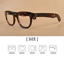 Load image into Gallery viewer, Johnny Depp Eyeglasses Men Women Optical Glasses Frame Clean Lens Brand Design Vintage Style Acetate Frame Computer Goggles
