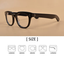 Load image into Gallery viewer, Johnny Depp Eyeglasses Men Women ZOLMAN Optical Glasses Frame Acetate Frame Computer Goggles Transparent Lens Vintage