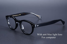 Load image into Gallery viewer, Johnny Depp Eyeglasses Vintage Acetate Glasses Lemtosh  Myopia Glasses Blue Light Blocking Computer Glasses Women