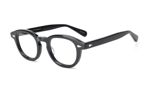 Johnny Depp Occhiali da vista Occhiali da vista Donna Uomo Occhiali da vista rotondi trasparenti con custodia originale