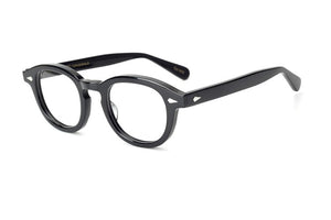 Johnny Depp Occhiali da vista Occhiali da vista Donna Uomo Occhiali da vista rotondi trasparenti con custodia originale