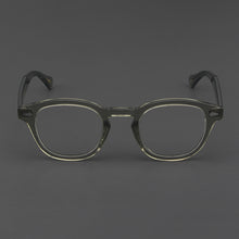 Load image into Gallery viewer, Johnny Depp Glasses Men Grey Computer Goggles Clean Lens Brand Vintage Round Acetate Optical LEMTOSH Eyeglasses Frame Women