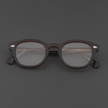 Load image into Gallery viewer, Johnny Depp Glasses Men LEMTOSH Computer Goggles Clean Lens Brand Vintage Brown Acetate Optical Eyeglasses Frame Women