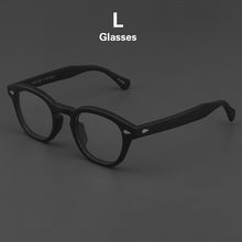Load image into Gallery viewer, Johnny Depp Glasses Men LEMTOSH Computer Goggles Clean Lens Brand Vintage Matte Black Acetate Optical Eyeglasses Frame Women