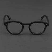 Load image into Gallery viewer, Johnny Depp Glasses Men LEMTOSH Computer Goggles Clean Lens Brand Vintage Matte Black Acetate Optical Eyeglasses Frame Women