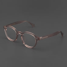 Load image into Gallery viewer, Johnny Depp Glasses Men LEMTOSH Computer Goggles Clean Lens Brand Vintage Pink Acetate Optical Eyeglasses Frame Women