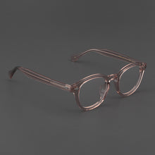 Load image into Gallery viewer, Johnny Depp Glasses Men LEMTOSH Computer Goggles Clean Lens Brand Vintage Pink Acetate Optical Eyeglasses Frame Women