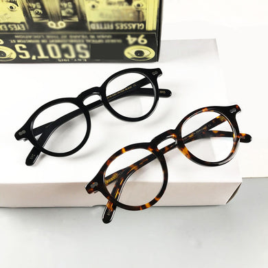 Johnny Depp Glasses Men Retro Optical Glasses Frame Women Computer Goggles Brand Design Vintage Classsics Acetate Frame With Box