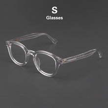 Load image into Gallery viewer, Johnny Depp Glasses Men Women LEMTOSH Computer Goggles Clean Lens Brand Vintage Transparent Acetate Optical Eyeglasses Frame