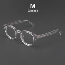 Load image into Gallery viewer, Johnny Depp Glasses Men Women LEMTOSH Computer Goggles Clean Lens Brand Vintage Transparent Acetate Optical Eyeglasses Frame