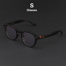 Load image into Gallery viewer, Johnny Depp LEMTOSH Glasses Men Computer Goggles Clean Lens Brand Vintage Twilight Black Acetate Optical Eyeglasses Frame Women