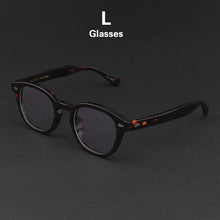 Load image into Gallery viewer, Johnny Depp LEMTOSH Glasses Men Computer Goggles Clean Lens Brand Vintage Twilight Black Acetate Optical Eyeglasses Frame Women