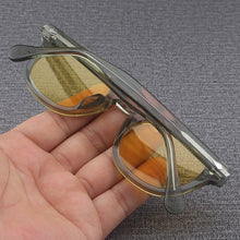 Load image into Gallery viewer, Johnny Depp LEMTOSH Retro Eyewear Acetate Oval Sunglasses For Men And Women HD UV400 Night Vision Driving Sun glasses Polarized