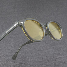 Load image into Gallery viewer, Johnny Depp LEMTOSH Retro Eyewear Acetate Oval Sunglasses For Men And Women HD UV400 Night Vision Driving Sun glasses Polarized