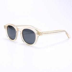 Johnny Depp LEMTOSH Sunglasses Men Polarized Vintage Round Imported Acetate Sun Glasses Women Prescription Eyewear Oculos