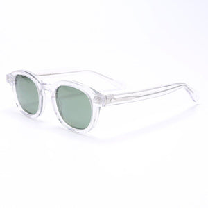 Johnny Depp LEMTOSH Sunglasses Men Polarized Vintage Round Imported Acetate Sun Glasses Women Prescription Eyewear Oculos