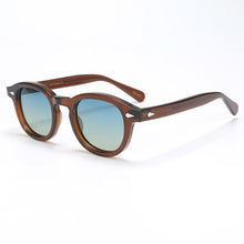 Load image into Gallery viewer, Johnny Depp LEMTOSH Sunglasses Men Polarized Vintage Round Imported Acetate Sun Glasses Women Prescription Eyewear Oculos