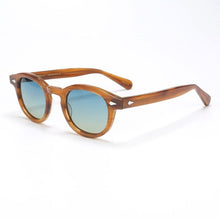 Load image into Gallery viewer, Johnny Depp LEMTOSH Sunglasses Men Polarized Vintage Round Imported Acetate Sun Glasses Women Prescription Eyewear Oculos