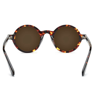 Johnny Depp Polarized Sun Glasses Man Woman Band Vintage Round Sunglasses Acetate Glasses Frame ZOLMAN