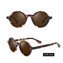 Load image into Gallery viewer, Johnny Depp Polarized Sunglasses Men Brand Design Vintage Round Acetate Frame Woman  With Box UV400 Driving Shade