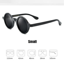 Load image into Gallery viewer, Johnny Depp Polarized Sunglasses Men Brand Design Vintage Round Acetate Frame Woman  With Box UV400 Driving Shade