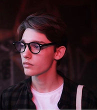 Load image into Gallery viewer, Johnny Depp Style Glasses Men Retro Vintage Prescription Glasses Women Optical Spectacle Frame Clear lens Black frame