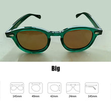 Load image into Gallery viewer, Johnny Depp Sunglasses Acetate Frame Men Woman Brand Designer Polarized Sun glasses UV400 Driving Shades Top quality SQ080-2