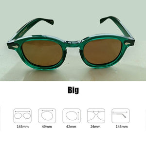 Johnny Depp Sunglasses Acetate Frame Men Woman Brand Designer Polarized Sun glasses UV400 Driving Shades Top quality SQ080-2