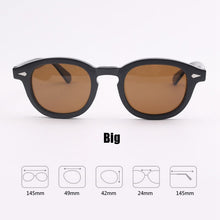 Load image into Gallery viewer, Johnny Depp Sunglasses Acetate Frame Men Woman Brand Designer Polarized Sun glasses UV400 Driving Shades Top quality SQ080-2