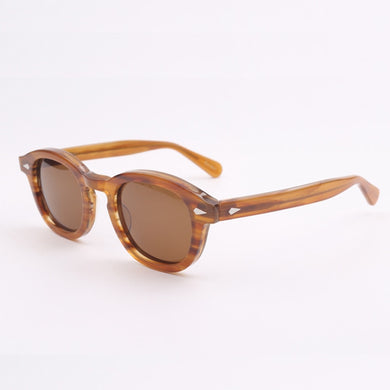 Johnny Depp Sunglasses Acetate Frame Men Woman Brand Designer Polarized Sun glasses UV400 Driving Shades Top quality SQ080-2
