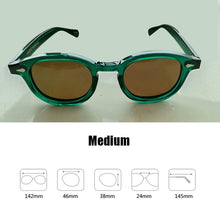Load image into Gallery viewer, Johnny Depp Sunglasses Acetate Frame Men Woman Brand Designer Polarized Sun glasses UV400 Driving Shades Top quality SQ080-2
