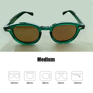 Johnny Depp Sunglasses Acetate Frame Men Woman Brand Designer Polarized Sun glasses UV400 Driving Shades Top quality SQ080-2
