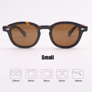 Johnny Depp Sunglasses Acetate Frame Men Woman Brand Designer Polarized Sun glasses UV400 Driving Shades Top quality SQ080-2