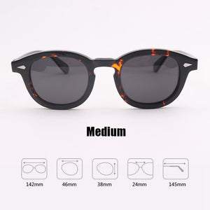 Johnny Depp Sunglasses Acetate Frame Men Woman Brand Designer Polarized Sun glasses UV400 Driving Shades Top quality SQ080-2