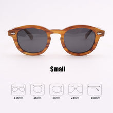Load image into Gallery viewer, Johnny Depp Sunglasses Acetate Frame Men Woman Brand Designer Polarized Sun glasses UV400 Driving Shades Top quality SQ080-2