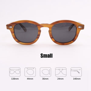 Johnny Depp Sunglasses Acetate Frame Men Woman Brand Designer Polarized Sun glasses UV400 Driving Shades Top quality SQ080-2