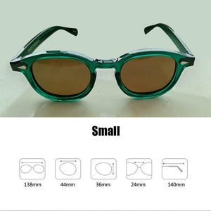Johnny Depp Sunglasses Acetate Frame Men Woman Brand Designer Polarized Sun glasses UV400 Driving Shades Top quality SQ080-2