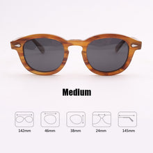 Load image into Gallery viewer, Johnny Depp Sunglasses Acetate Frame Men Woman Brand Designer Polarized Sun glasses UV400 Driving Shades Top quality SQ080-2