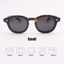 Carica l&#39;immagine nel visualizzatore di Gallery, Johnny Depp Sunglasses Men Driving Polarized Sun Glasses Woman Acetate Glasses Frame Brand Vintage Goggles UV400