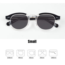 Carica l&#39;immagine nel visualizzatore di Gallery, Johnny Depp Sunglasses Men Driving Polarized Sun Glasses Woman Acetate Glasses Frame Brand Vintage Goggles UV400