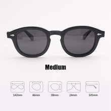 Carica l&#39;immagine nel visualizzatore di Gallery, Johnny Depp Sunglasses Men Driving Polarized Sun Glasses Woman Acetate Glasses Frame Brand Vintage Goggles UV400