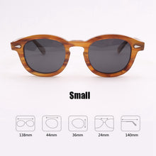 Carica l&#39;immagine nel visualizzatore di Gallery, Johnny Depp Sunglasses Men Driving Polarized Sun Glasses Woman Acetate Glasses Frame Brand Vintage Goggles UV400