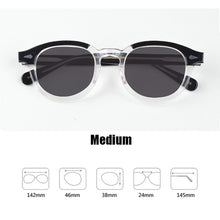 Load image into Gallery viewer, Johnny Depp Sunglasses Men Driving Shade Polarized Sun Glasses Woman Acetate Glasses Frame Brand Vintage Goggles With Box