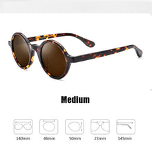 Load image into Gallery viewer, Johnny Depp Sunglasses Men Round Polarized Lens Woman Brand Design Vintage Acetate Frame  UV400 Driving Shade