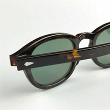 Load image into Gallery viewer, Johnny Depp Sunglasses Men Woman Brand vintage Acetate Frame Top quality Driving Polarized Sunglasses Green Lens With Box SQ17