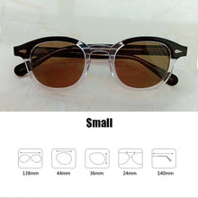 Load image into Gallery viewer, Johnny Depp Sunglasses Men Women  Brand Polarized Sun Glasses Handmade Acetate Vintage Lemtosh Eyeglasses Top Quality